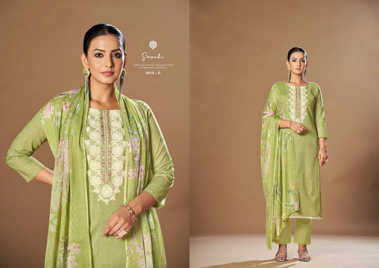 Sanchi by Sargam Cambric Printed Designer Salwar Suit Wholesale Price In Surat